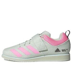 Adidas Powerlift 5 Weightlifting‎ Shoes Green & Pink US Mens 11.5 Womens 12.5